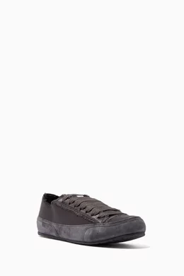 Buy Pedro Garcia Black Parson Sneakers in Satin For Women Online Ounass Bahrain