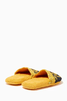 Versace baroque bath slippers on sale