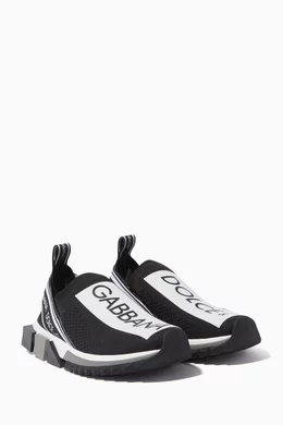 Dolce & gabbana black sorrento sneakers deals