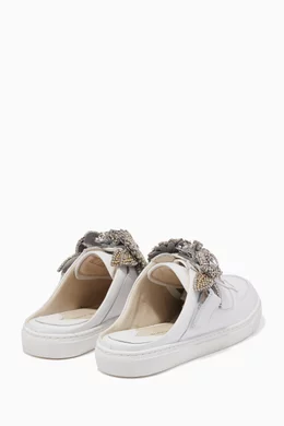 Buy Sophia Webster White White Lilico Jessie Sneaker Mules For Women Online Ounass Bahrain