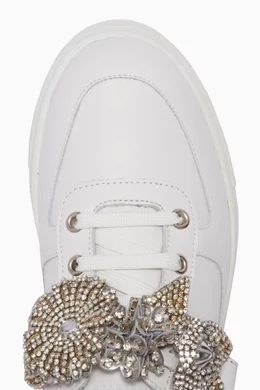 Buy Sophia Webster White White Lilico Jessie Sneaker Mules For Women Online Ounass Bahrain