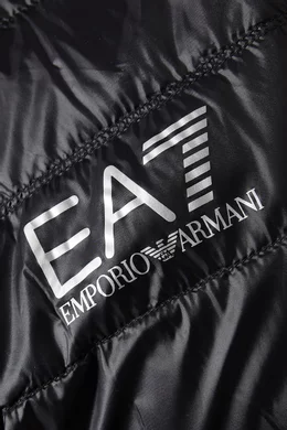 Buy Emporio Armani Black EA7 Train Core Down Jacket For Men Online Ounass Bahrain