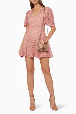 Buy La Maison Talulah Pink Soft Pink Flourish Mini Dress For Women Online Ounass Bahrain