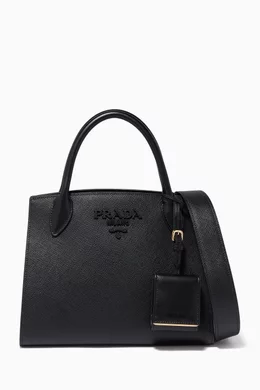 Prada monochrome saffiano bag sales