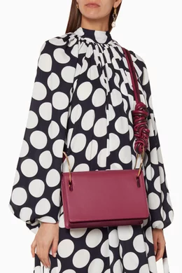 Buy Roksanda Purple Purple Dia Leather Shoulder Bag For Women Online Ounass Bahrain