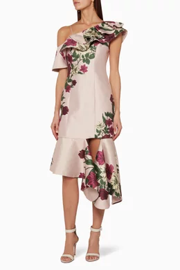 Buy Keepsake The Label Multicolour Light Pink Night Lights Midi Dress For Women Online Ounass Bahrain