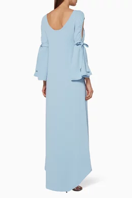 Pastel blue long sleeve dress shop
