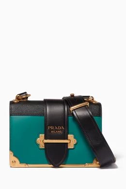 Prada cahier bag green shop