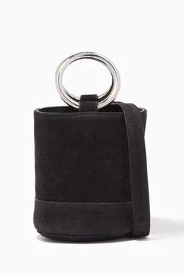 Buy Simon Miller Black Black Bonsai 15 Nubuck Bucket Bag For Women Online Ounass Bahrain