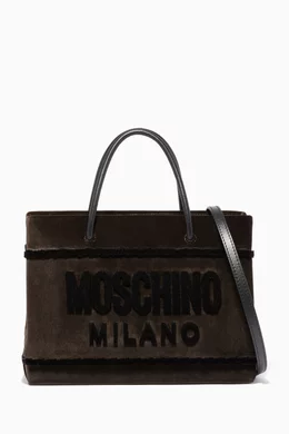 Moschino green velvet bag hot sale