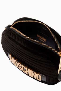 Moschino velvet belt bag deals
