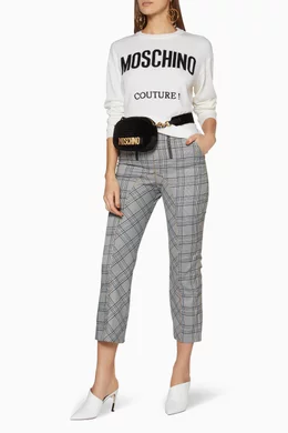 Moschino velvet belt bag deals