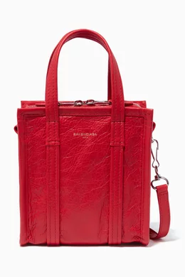 Buy Balenciaga Red Red Bazar Shopper Arena XXS Tote Bag For Women Online Ounass Bahrain