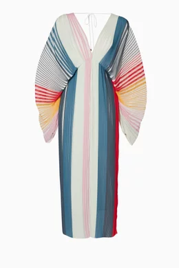 Buy Tome Multicolour Multi Coloured Rainbow Pleated Dress For Women Online Ounass Bahrain