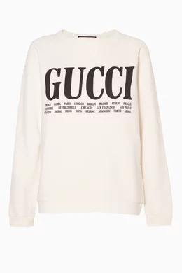 Gucci cities sweatshirt best sale