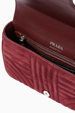 Prada diagramme bag red store