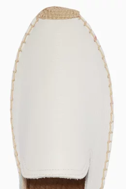 Buy Soludos White White Tumbled Leather Mules For Women Online Ounass Bahrain