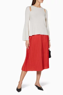 Vince off shoulder slit pullover store