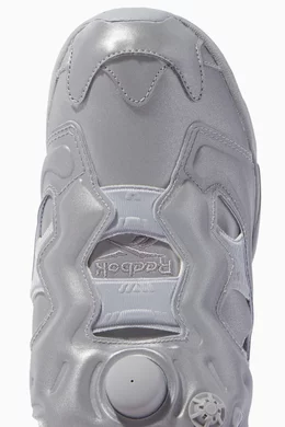 Buy Vetements Grey Vetements X Reebok Reflective Instapump Fury Sneakers For Women Online Ounass Bahrain