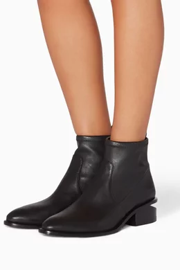 Alexander Wang Kori Ankle Boots Alexander Wang Black Leather