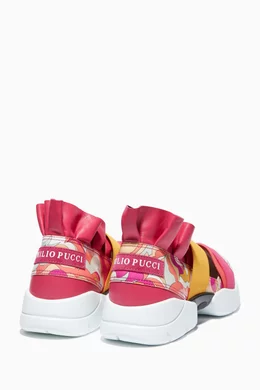 Buy Emilio Pucci Pink Pink City Up Sneakers For Women Online Ounass Bahrain