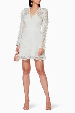 Buy La Maison Talulah White White Pursue Mini Dress For Women Online Ounass Bahrain
