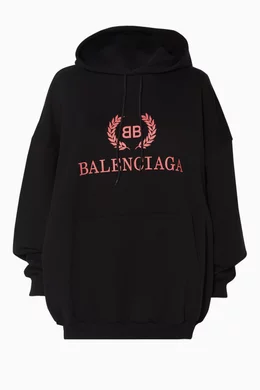 Balenciaga black sweatshirt hot sale