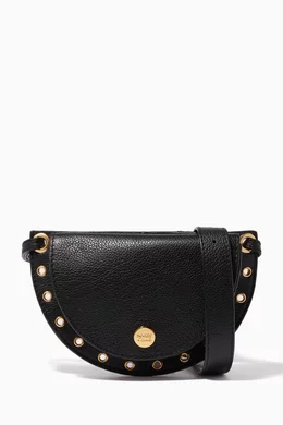 Buy See By Chloe Black Black Small Kriss Leather Belt Bag For Women Online Ounass Bahrain