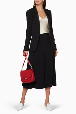 Theory fluid shawl blazer top