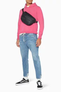Buy Want Les Essentiels Black Black ECONYL Fillmore Belt Bag For Men Online Ounass Bahrain