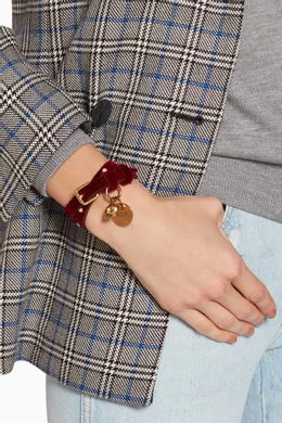 Alexander mcqueen double wrap bracelet clearance