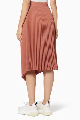Buy Vince Pink Vintage Rose Drape Pleated Skirt For Women Online Ounass Bahrain