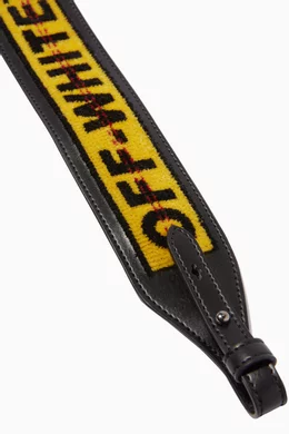 Buy Off White Yellow Yellow Industrial Logo Shoulder Strap For Women Online Ounass Bahrain