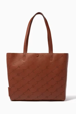 Buy Stella McCartney Brown Dark Brown Small Monogram Tote Bag For Women Online Ounass Bahrain