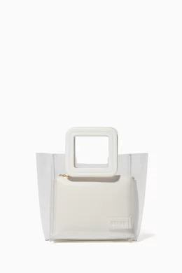 Staud mini shirley bag white sales