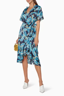 Whistles josephine wrap dress clearance