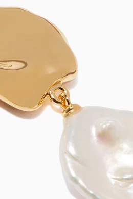 Buy Lizzie Fortunato Multicolour Gold Coin Reflection Earrings For Women Online Ounass Bahrain