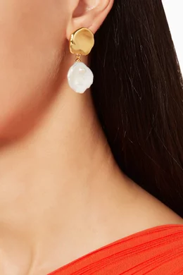 Buy Lizzie Fortunato Multicolour Gold Coin Reflection Earrings For Women Online Ounass Bahrain