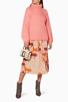 Buy Stine Goya Pink Pink Mohair Nicholas Sweater For Women Online Ounass Bahrain