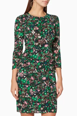 Whistles adelaide print silk bodycon discount