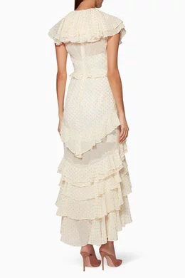 Buy Acler Neutral Lemon Embroidered Paxton Dress For Women Online Ounass Bahrain