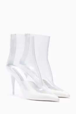 Stella mccartney white ankle boots new arrivals