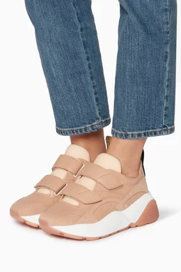 Buy Stella McCartney Neutral Beige Eclypse Velcro Sneakers For Women Online Ounass Bahrain