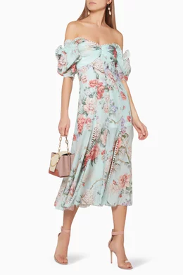 Buy Alice McCall Multicolour Dusty Peppermint Send Me A Postcard Dress For Women Online Ounass Bahrain