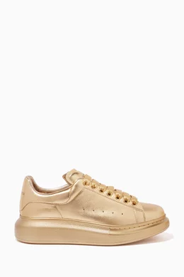 Mcqueen sneakers gold online