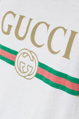 Gucci washed logo store