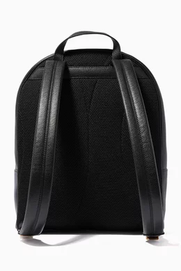 Buy Gucci Black Black Logo Print Leather Backpack For Men Online Ounass Bahrain