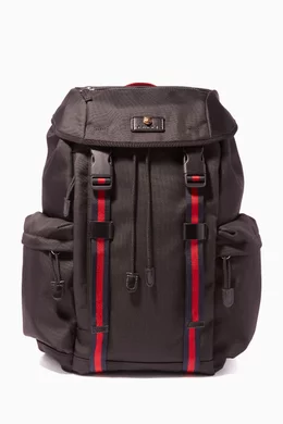 Techno canvas backpack sales
