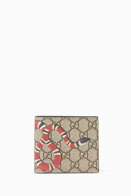 Kingsnake print gg supreme wallet price outlet