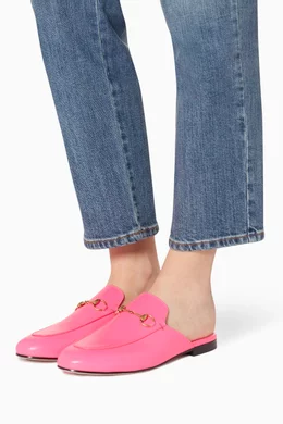 Gucci neon princetown hotsell